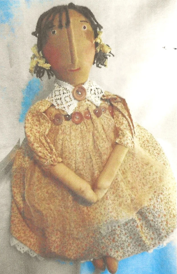 PATRÓN, costura, muñeca Annie primitiva, 23 pulgadas, Dumplinragamuffin #190 Foto 1 de 1