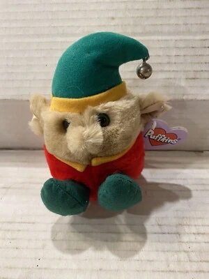 Vintage Puffkins Elf 5" Round Beanie Plush 1994 with Tag - Image 1 of 4