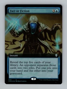 Fact or Fiction -Ext Art FOIL CMDR Legends - Near Mint - Magic The Gathering MTG - Picture 1 of 2