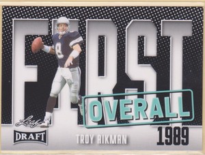 2023 Leaf Draft 7 First Overall Troy Aikman