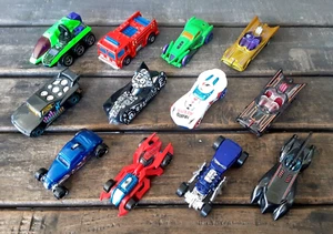 Hot Wheels Batman Batmobile, Spider-Man & Others Lot Of 12 1/64 Scale - Picture 1 of 5