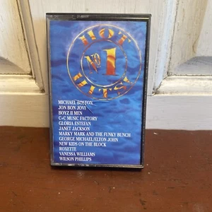 Hot No 1 Hits (1992, Cassette Tape, Realm Records) Various Artists - Picture 1 of 8