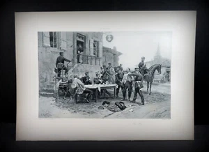 The Spy, Franco-Prussian War 1895 Goupil Original Photogravure antique art print - Picture 1 of 3