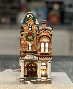 Dept 56 Snow Village Village Post Office Ceramic Building W/ Light NO SLEEVE - Picture 1 of 8