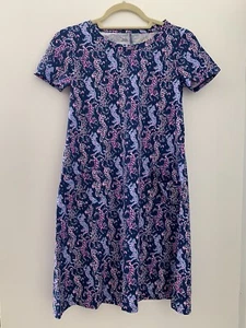 Lilly Pulitzer XX Small  Jodee Dress Oyster Bay Navy On The Catwalk - Picture 1 of 6