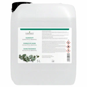 cosiMed Saunaduft Eucalyptus-Menthol Konzentrat Saunaaufguss Saunazubehör, 5 l - Bild 1 von 2