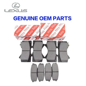 GENUINE LEXUS GX460 2010-2022 FRONT AND REAR BRAKE PAD SETS OEM#### - Picture 1 of 5