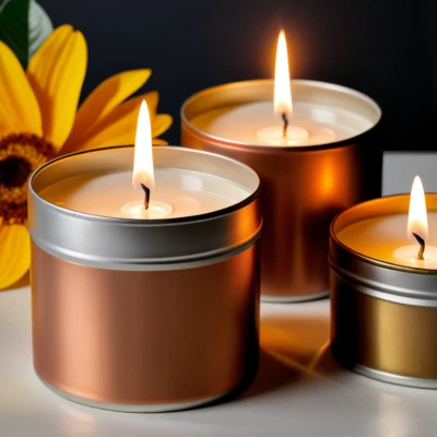 Premium Tall Tin Candles Deluxe | 15 Unique Fragrances | Burns for 16 Hours - Image 1 of 4