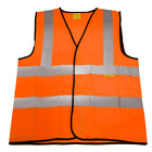 Signalfarbe Orange Weste (Baustelle Und Strae Verwendung) - XL - Sealey 9812XL