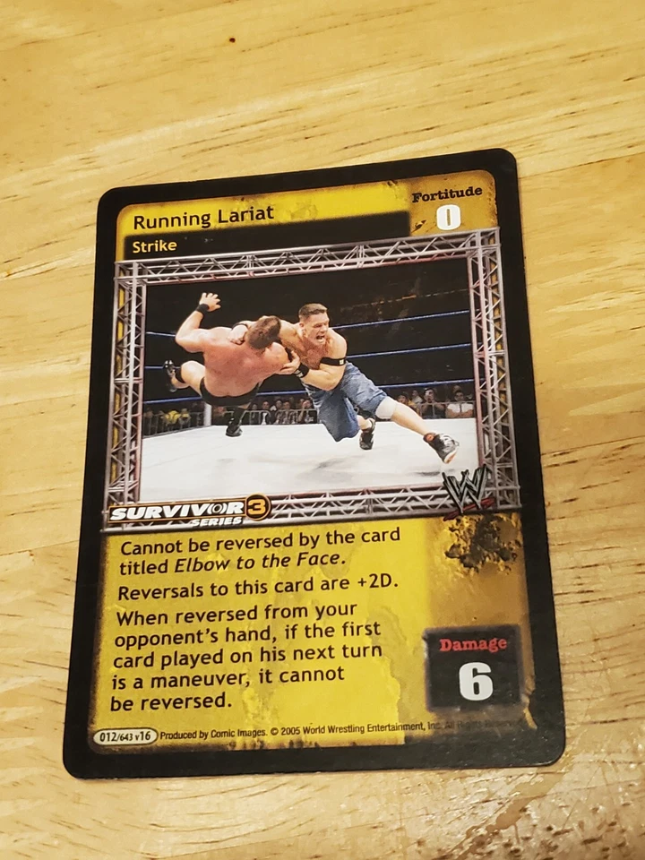 WWE WWF Raw Deal CCG - Running Lariat - SS3 - Image 1 of 1