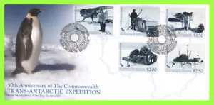 Ross Dependency 2007 50th Anniversary of Trans-Antarctic Exped. First Day Cover - Picture 1 of 1