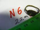 Ancient  Roman Bronze Ring,.some soil encrustm..22mm size.(N6).FREE ancient coin