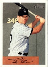 2002 Bowman Heritage Baseball Card #146 Todd Helton