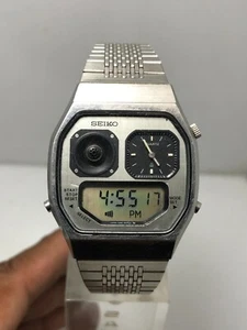 Reloj Pulsera Hombre Vintage Seiko Robot H239-5020 Alarma Digital Cuarzo - Imagen 1 de 11