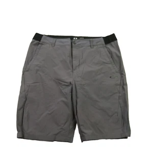 Oakley Shorts Mens 36 Pocket Lightweight Outdoors Chino Performance Fit Gray - Picture 1 of 9