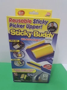 Sticky Buddy w/Built in Fingers Reusable Sticky Picker Upper- As seen on TV New - Picture 1 of 9