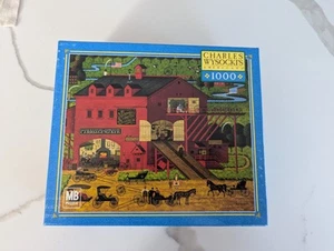 SEALED Charles Wysocki 1000 piece jigsaw puzzle "Caleb's Buggy Barn" VINTAGE - Picture 1 of 3