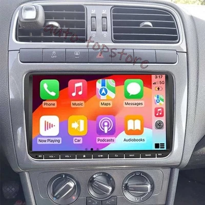 9'' Car Radio Stereo Android 13 CarPlay GPS Wifi Head Unit For VW Polo 2010-2014 - image 1 of 4