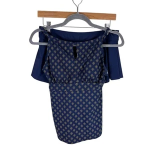 Conjunto de mini falda de baño Tankini Kona Sol azul marino amarillo ojo de cerradura para mujer talla M - Imagen 1 de 12