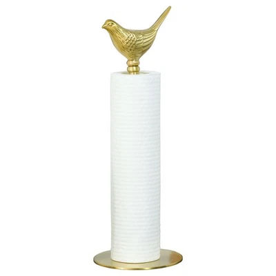 Luxurious Gold Paper Towel Holder Countertop, Brass Paper Towel Holder for Ki... - Image 1 of 4