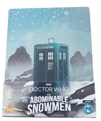 Doctor Who: The Abominable Snowmen Steelbook (Blu-Ray, 3-Disc Set, 2022) - Image 1 of 3