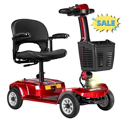 Mobilitätsroller mit 4 Rädern,20 km Reichweite, Faltbarer Roller für Erwachsene - Bild 1 von 4