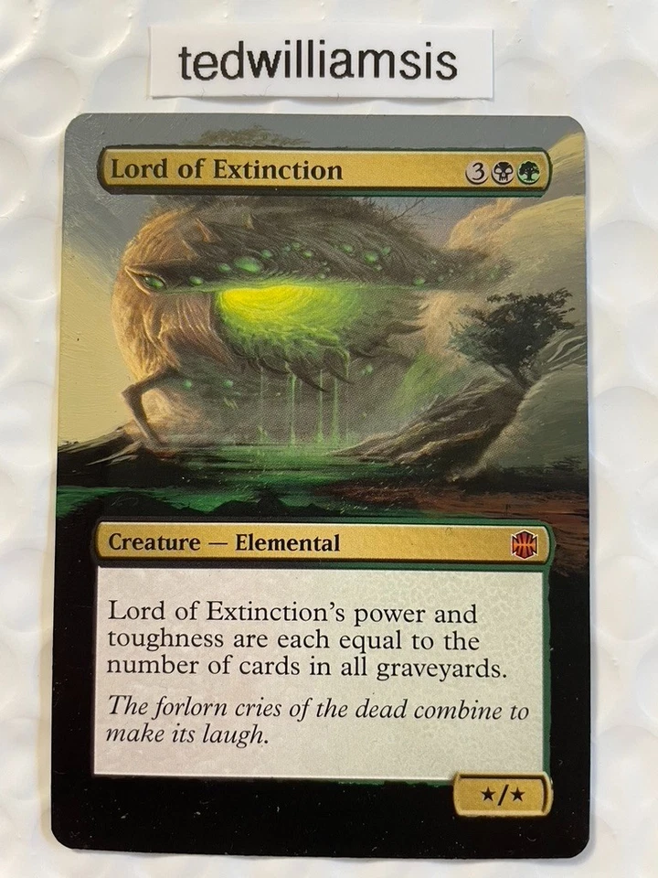 Lord of Extinction MtG Alara Reborn Altered Art Extended & Borderless - Image 1 of 4