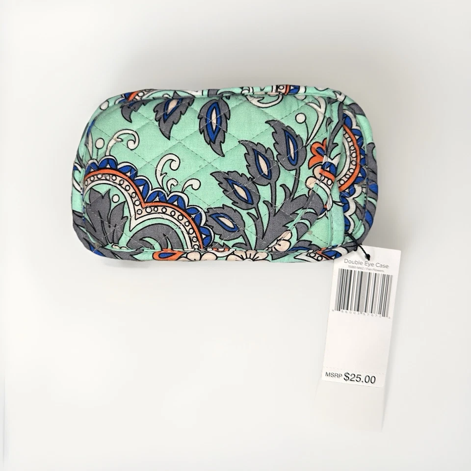 New Vera Bradley Fan Flowers double eyeglass pouch With Tag - Image 1 of 3