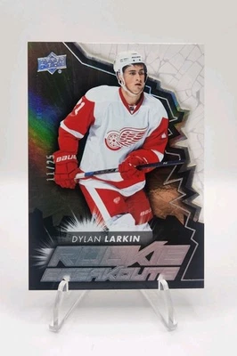 2015-16 Upper Deck Rookie Breakouts Gold /25 Dylan Larkin #RB27 RC - Image 1 of 2