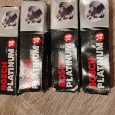 NOS Bosch Platinum +4 Performance Spark Plugs #4479 (4-Pack) New in Sealed Box - Image 1 of 4