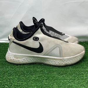 Scarpe da basket Nike PG 4 Team bianche da uomo taglia 8 senza scatola CK5828-100 Paul George - Foto 1 di 9