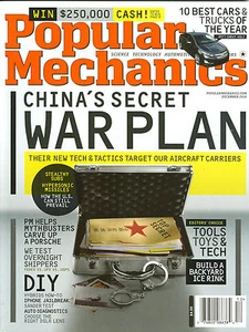Popular Mechanics  Dec 2010 - Chinas War Plan - Ice Rink - Chevy Volt - AK-47 - Imagen 1 de 1