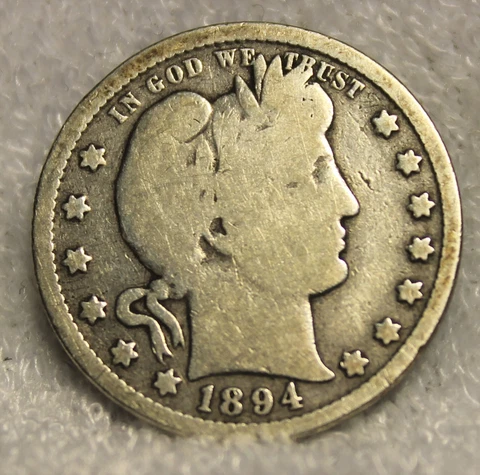 barber quarter 1894O Cover