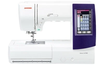 Janome Memory Craft 9850 Sewing and Embroidery Machine + Deluxe Bonus Package - Image 1 of 4