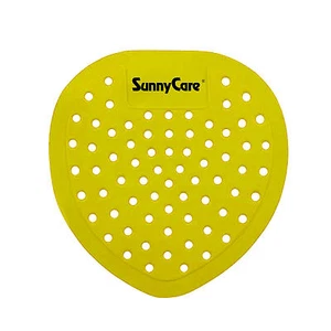 60 Pcs  #1000Y Vinyl Urinal Screen w/ Universal Shape, Strawberry Scent,Yellow - Picture 1 of 1