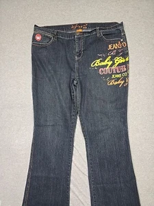 Jazzie Jeans Womens 15/16 Blue Denim Stretch Straight Leg 90s Hip Hop - Picture 1 of 16