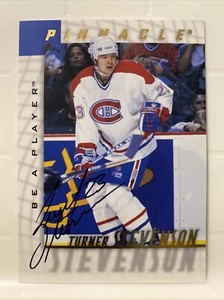 1997-98 Pinnacle Be A Player Autographs #181 Turner Stevenson AUTO