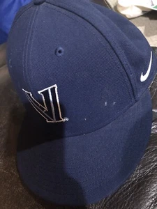 Nike Team Villanova University Navy Blue Baseball Cap Hat new without tags - Picture 1 of 2