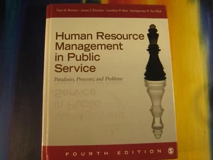 Human Resouce Management in Public Service Evan Berman Business Text Book 4ed HC - Bild 1 von 3
