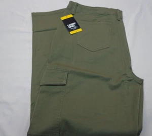 Lands' End Women's  Cargo Chino Pant  Fatigue Olive Green   Size 8  NEW - Picture 1 of 9
