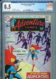 Adventure Comics #381 (DC Comics 1969) CGC Certified 8.5 - Picture 1 of 3