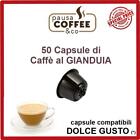 50 Capsule Cialde Caffe Al Gianduia Compatibili Dolce Gusto