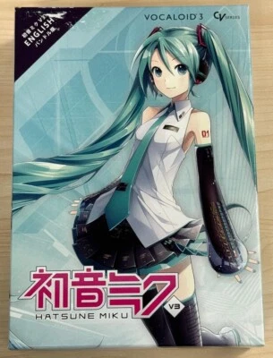 CRYPTON VOCALOID3 Hatsune Miku V3 English Bundle DVD Software Windows Mac New - Image 1 of 4