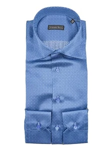 NEU STEFANO RICCI Kleid ADLER 100% SEIDE Shirt LOGO Größe 15,5 US 39 UK ( XS164) - Bild 1 von 2