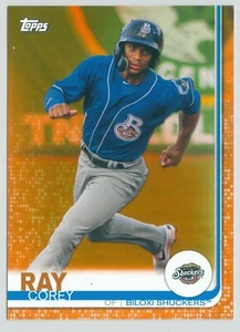 2019 Topps Pro Debut Orange Parallel #131 Corey Ray #02/25 Shuckers - Picture 1 of 1