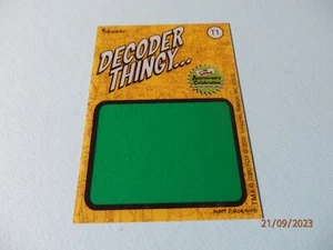 The Simpsons - 2000 Inkworks - Decoder Thingy... T1 - Insert Card - Picture 1 of 2