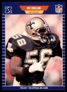 1989 Pro Set Pat Swilling Football Cards #276