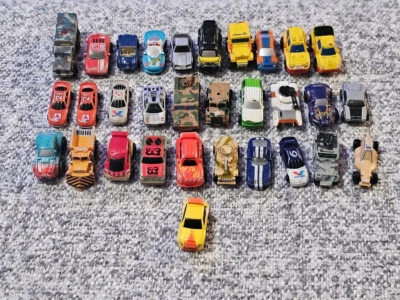 Lot of 27 Hasbro Micro Machines Cars Trucks Vehicles, 3 RACING CHAMPION, 1 IMPER - Image 1 of 4