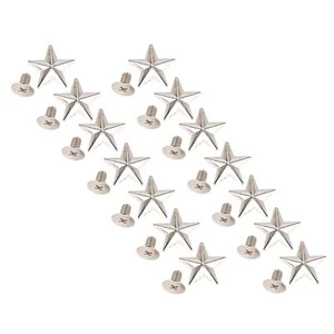 Star Shape Rivet Crafts Stud Button Zinc Alloy Rivet For Shoes Bags Clothing LLI - Picture 1 of 24