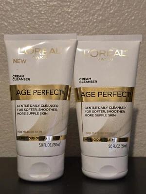 Lote de 2 - Crema limpiadora diaria suave Loreal Paris Age Perfect piel madura 5 oz Foto 1 de 2